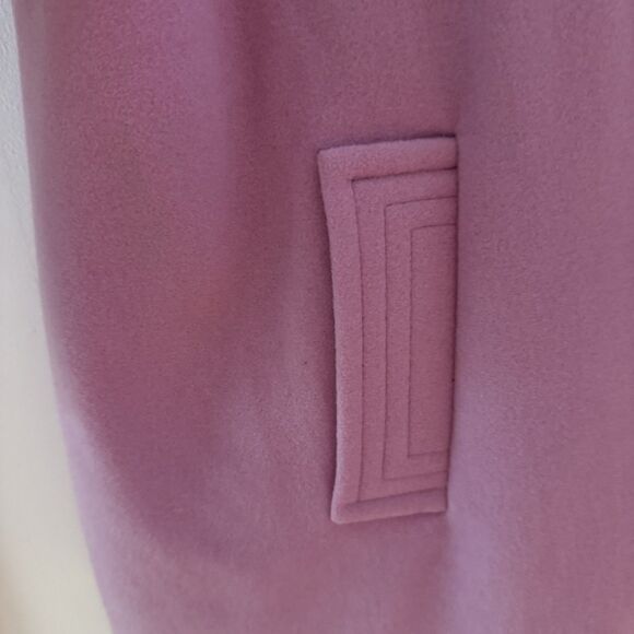 Appleseeds Wool Blend Coat XL Hidden Snap Buttons Lavender With Pockets NWT - Picture 3 of 10